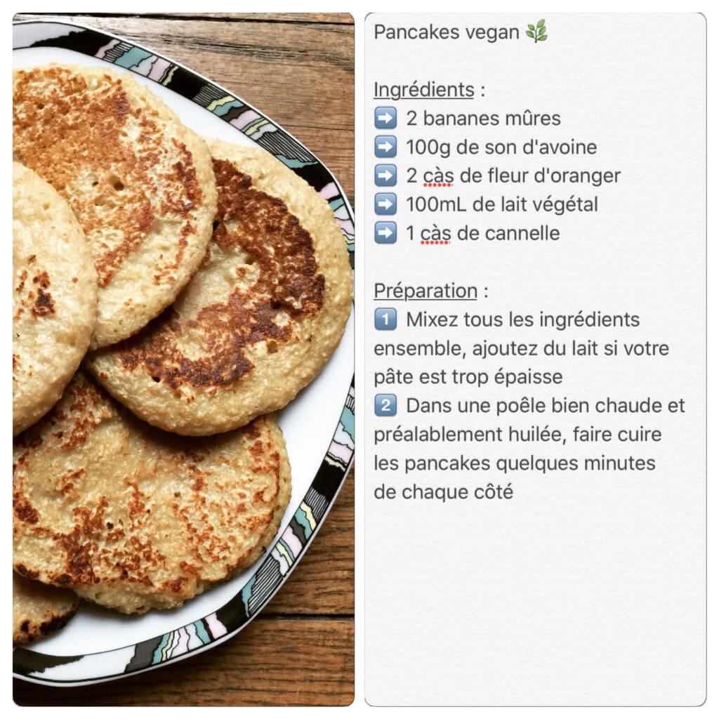 Recette de pancakes vegan