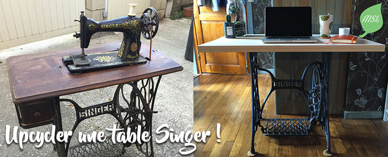 Upcycling machine à coudre Singer