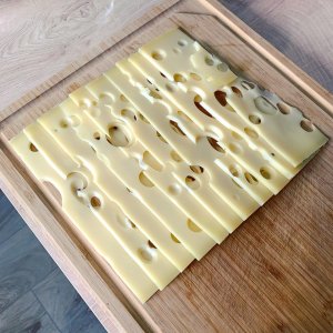 Tranches de fromage en vrac